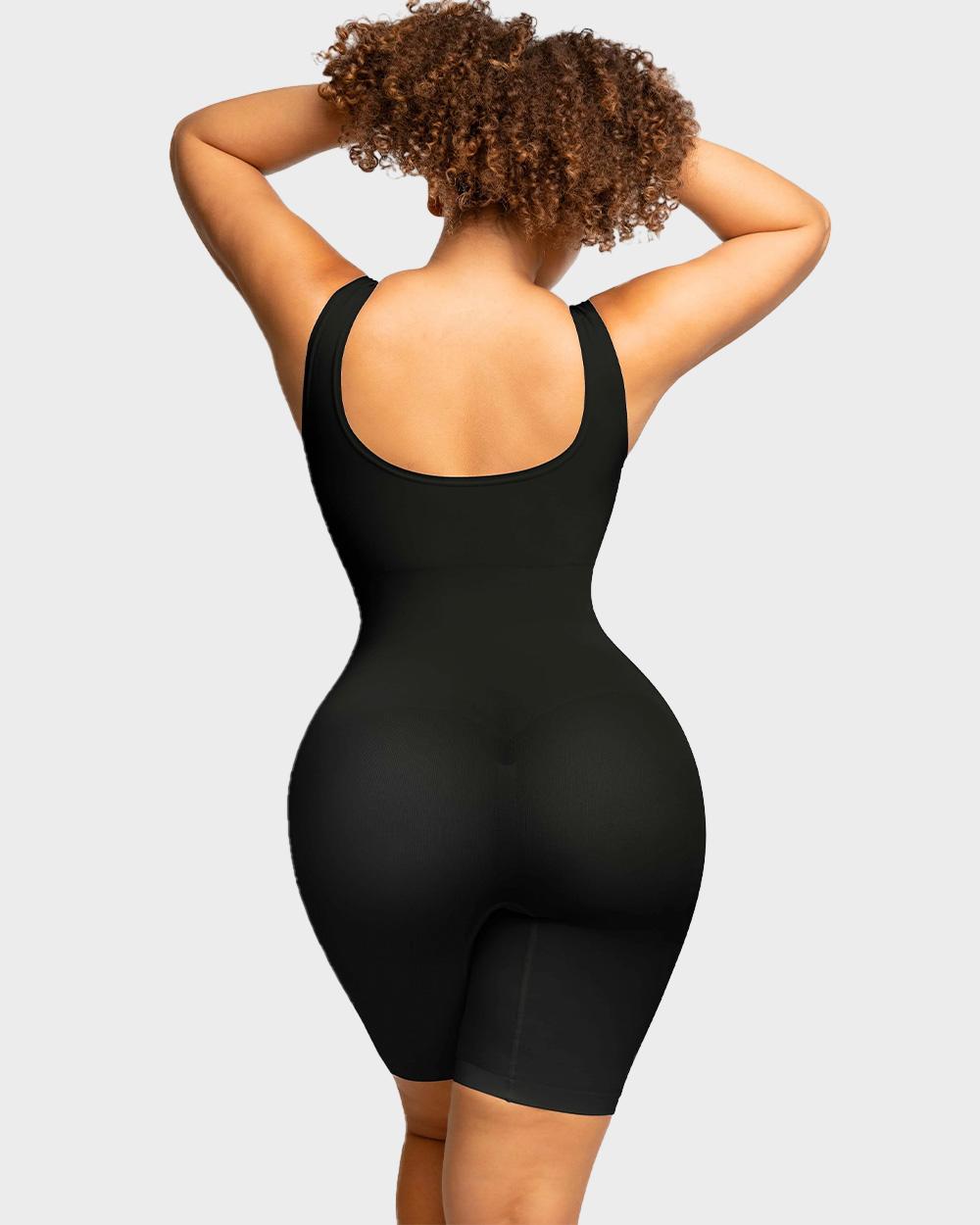 Body sin costuras de corte medio muslo