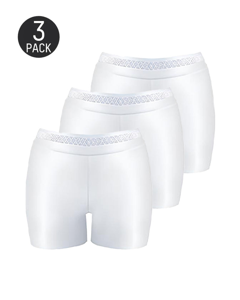 Shorts Modeladores de Cuerpo de Talle Medio con Control Abdomen y Levantamiento de Caderas en Color Sólido