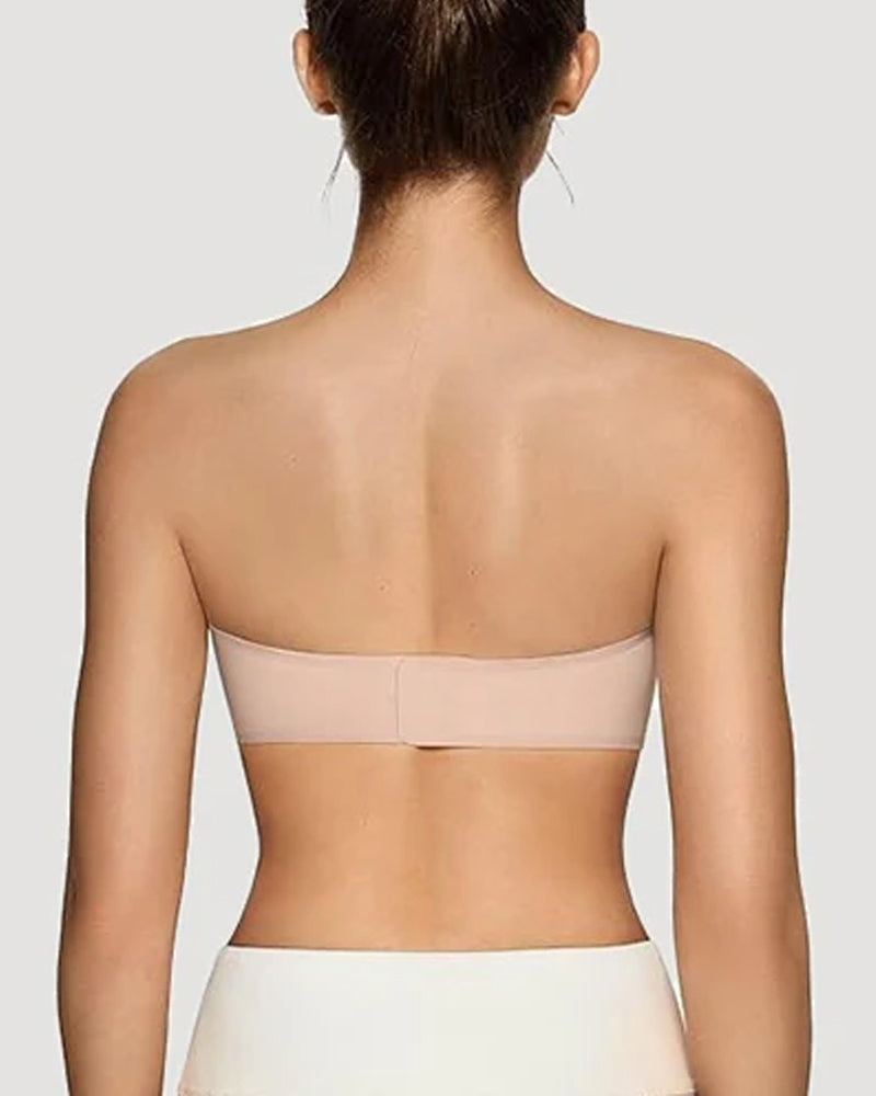 Sostén Push-Up de Silicona Antideslizante y Sin Costuras para Mujeres