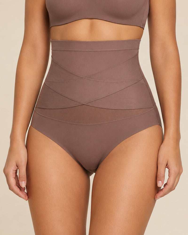 Shorts Moldeadores de Cintura Alta Sin Costuras para Control de Abdomen y Realce de Glúteos