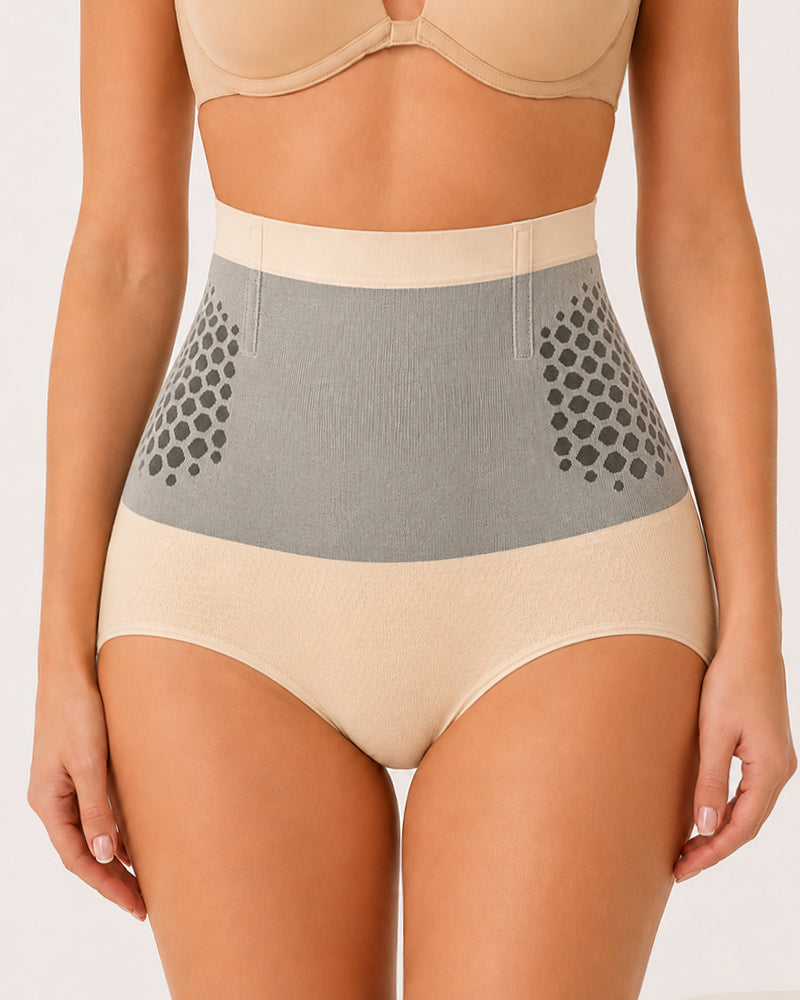 Conjunto de Dos Panties de Cintura Alta con Control Abdomen