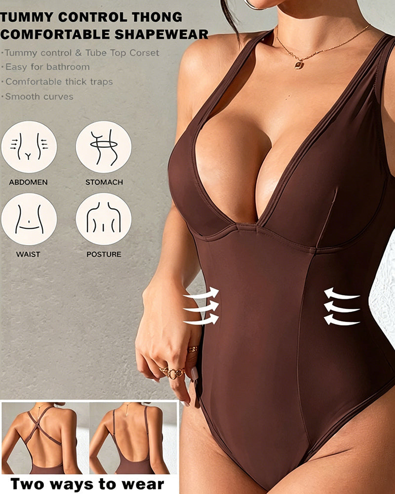 Body Sexy para Mujeres con Control de Abdomen y Realce de Glúteos