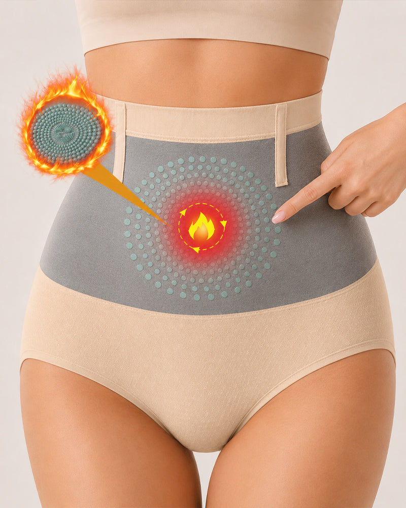 Conjunto de Dos Panties de Cintura Alta con Control Abdomen
