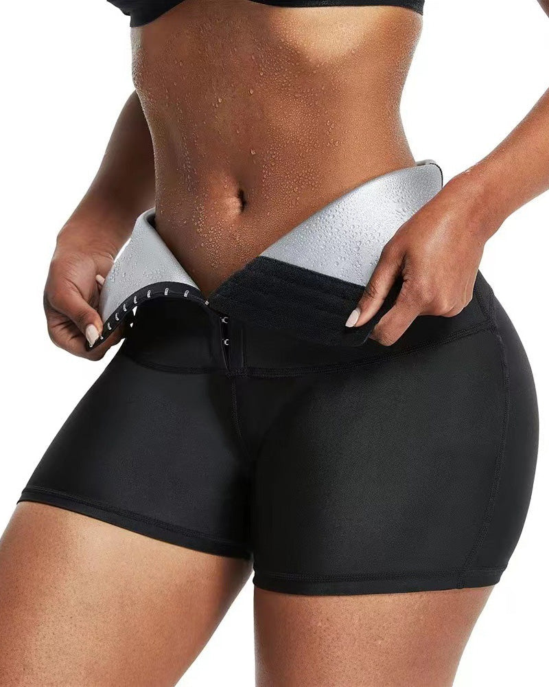 Shorts de sauna para mujer, moldeadores de cuerpo, de alta cintura, ideales para fitness y deportes