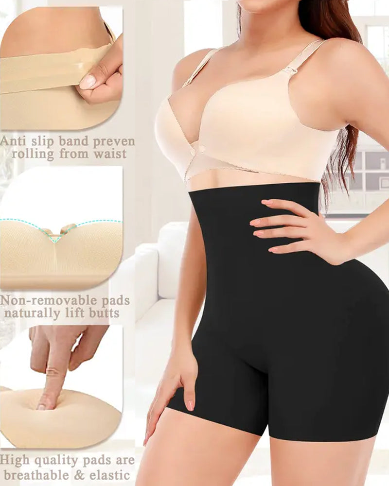 Panties Sin Costuras con Control de Barriga y Almohadilla de Cadera Aumentada para Mujeres