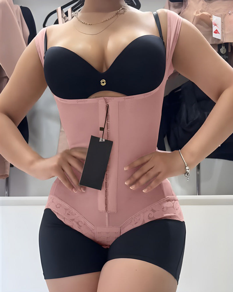 Corset de Encaje con Control Abdomen y Realce de Glúteos para Mujeres